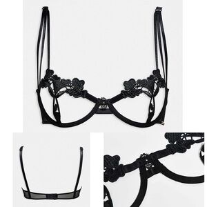 Bluebella Nova wired bra in black size 36B NWT